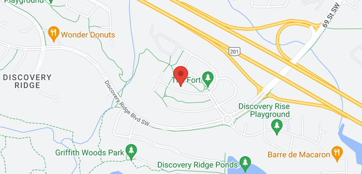 map of 39 Discovery Ridge Rise SW